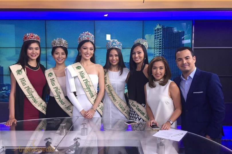 Miss Philippines Earth 2017 queens visited CNN Philippines News Center